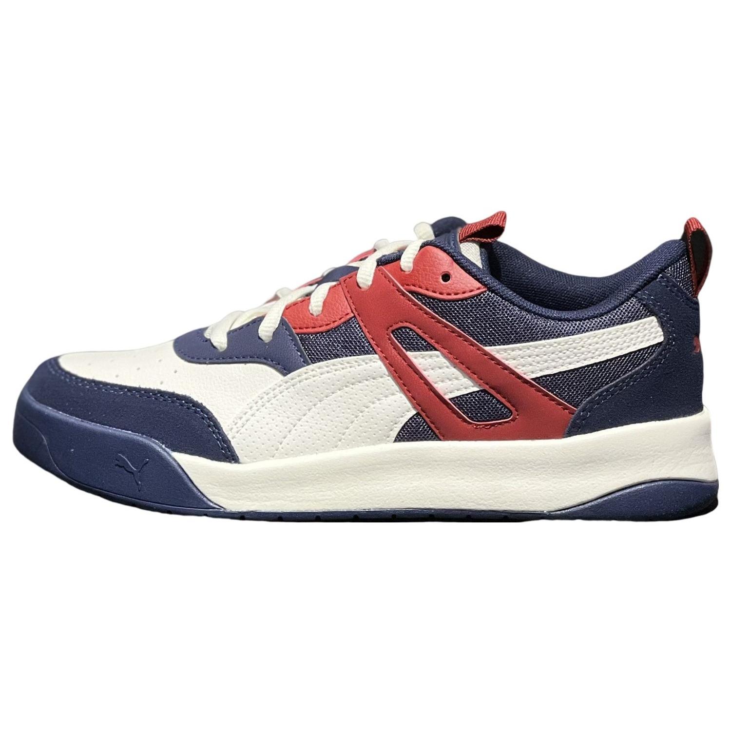 PUMA Backcourt Trainers Navy Burgundy Men s 373027-05 EU 41