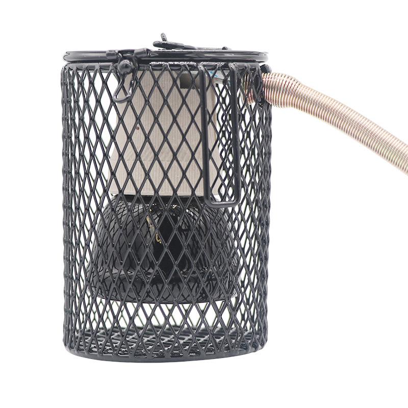 Parrot & Turtle Ceramic Heater Lamp with Insulated Box and Anti-Scald Lampshade for Warming Birds and Sugar Gliders