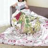 The Rose of Versailles Blanket, Fluffy Flannel Blanket, Stylish All-Season Washable Throw Blanket, Warm and Cute, 80"x60
