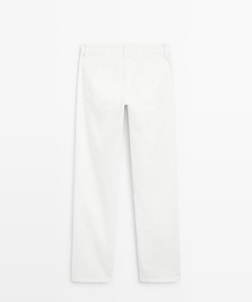 Masimodutti Low-Rise Straight Fit Jeans