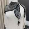 Premium Women's Summer Cotton & Linen Triangle Scarf - Versatile Lightweight Shawl