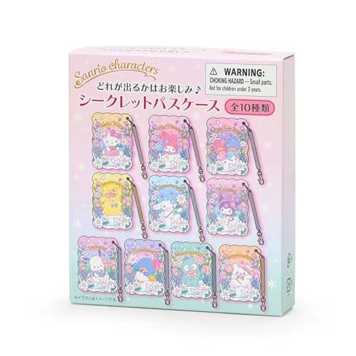 Sanrio Secret Pass Case (Everyone is the Star! Exciting Design) Sanrio Characters PVC, Ages 3 and Up, 561720