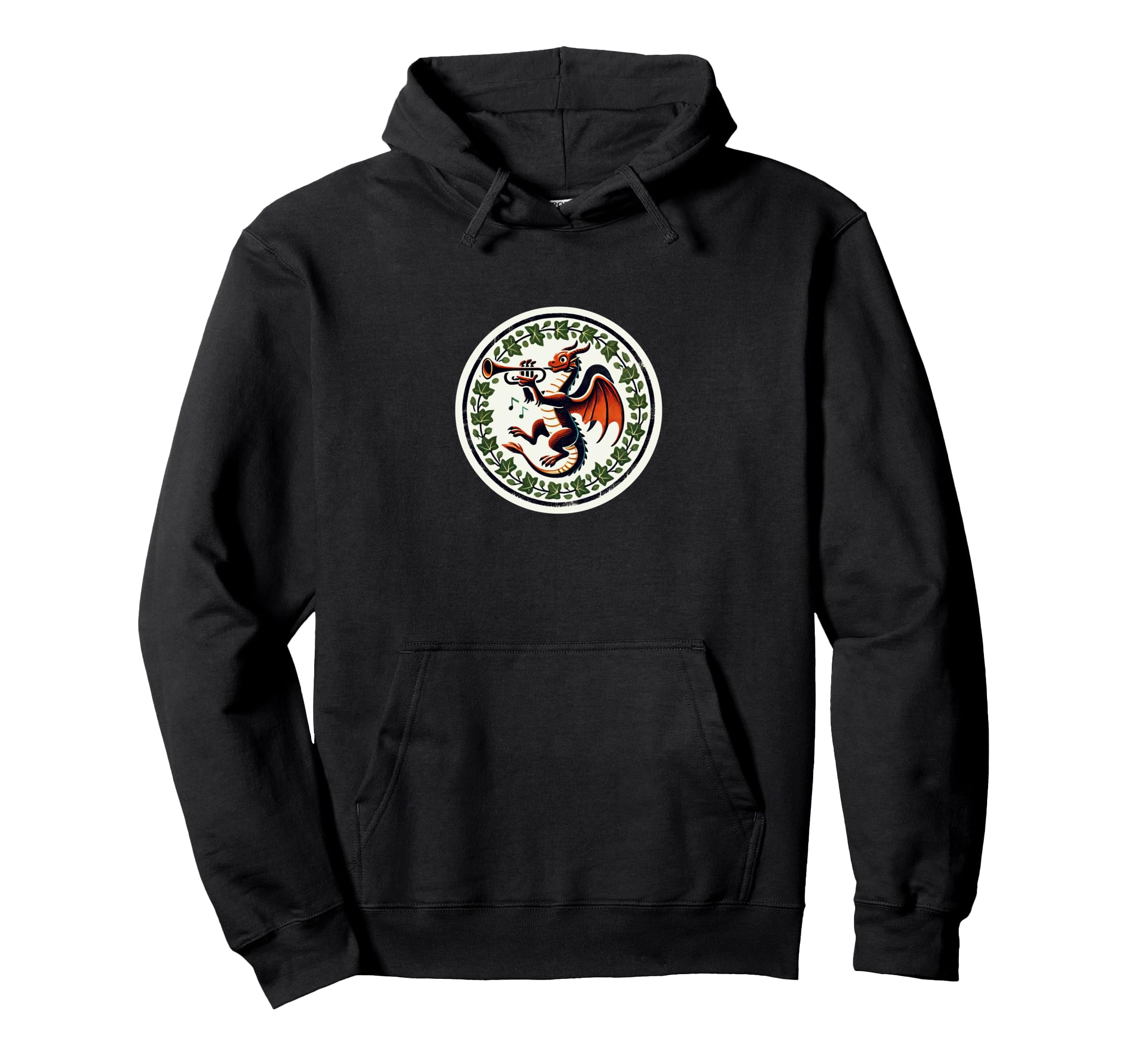 

Trumpet Dragon Illustration Trumpeter Dragons Art Hoodie