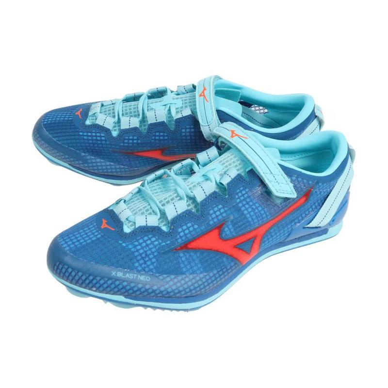 Mizuno Dämpfend, Abriebfest Niedrige Laufschuhe Unisex Blau Orange Sneaker U1GA230601