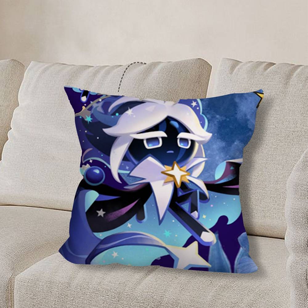 Cookie R-Runes KingdomS Game Pillow Case Sofa Living Room Bedroom Headboard Backrest Cushion Square Cushion Nap Time