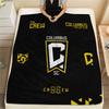 Columbus Crew Print Flanelldecke, Hohe Qualität, Bequem für alle Jahreszeiten, Heimdekoration, Wärme und Komfort