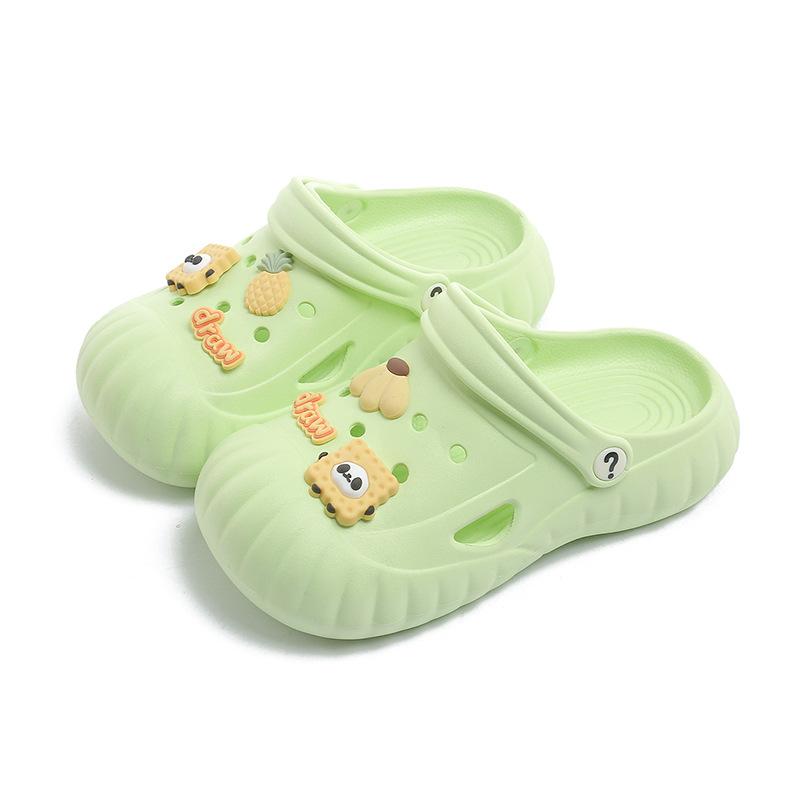 New high-value comfortable hole shoes women's summer cute can wear platform slippers