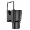 Portabicchieri per Auto 2 in 1 con Supporto Porta Cellulare Adattatore Espansore Portabicchieri Organizzatore Multifunzione per Bottiglie e Bicchieri