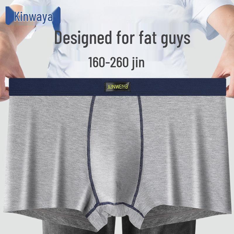 Lot De 5 Boxers Homme 100% Coton Grande Taille - Du L Au 10XL - Taille Haute, Confortable Et Respirant