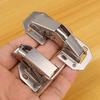 10-1PCS 90 Degree Steel Cabinet Hinges No-Drilling HoleHydraulic Buffer Hinge Kitchen Cabinet Cupboard Hinges Furniture Hardware