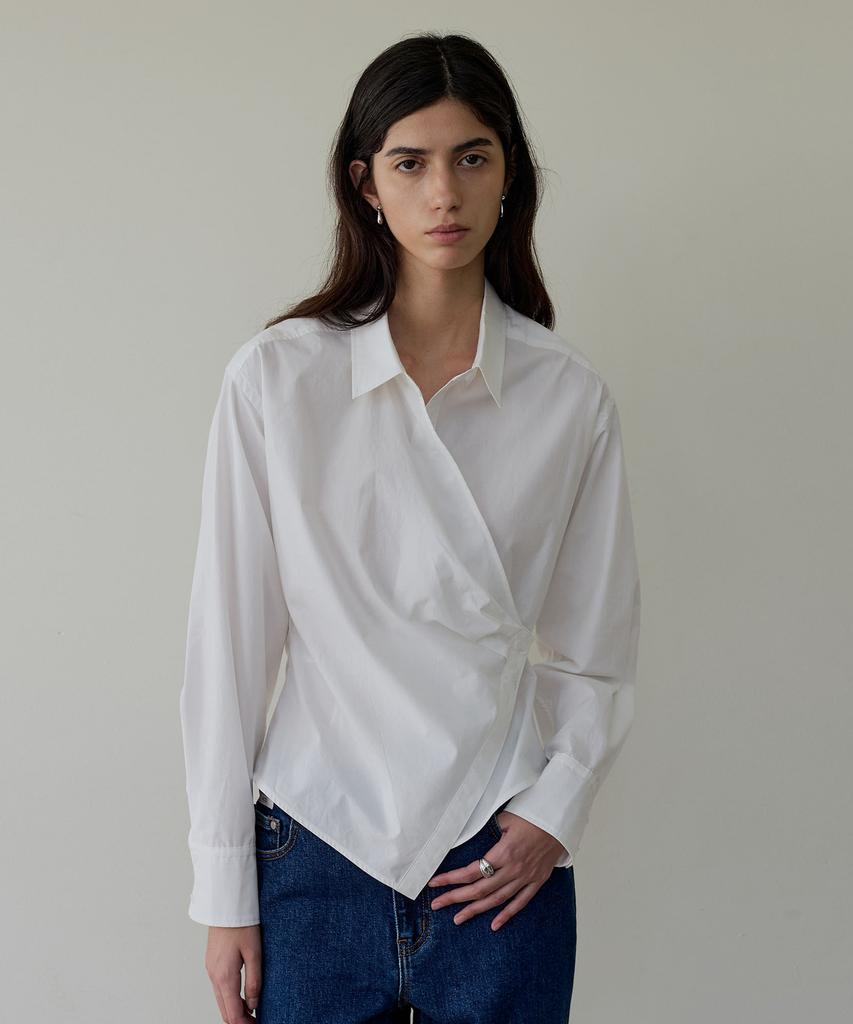 ARTID Modern Wrap Shirt_White