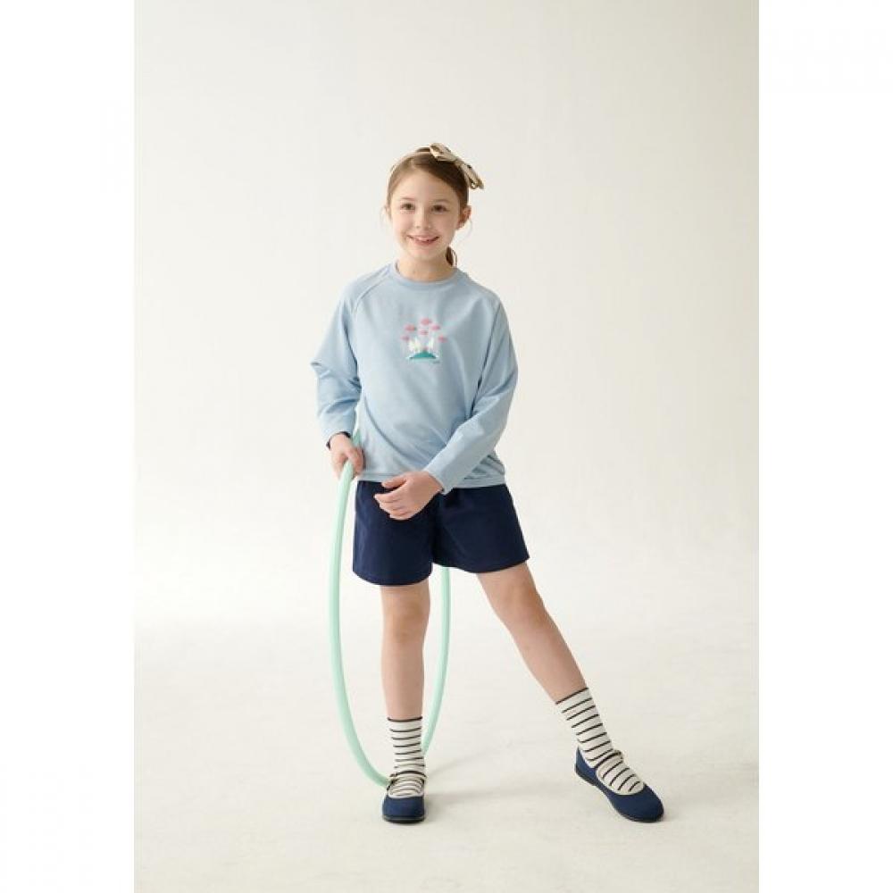 

The Coffee Bean Tea Leaf Sky Blue Long Sleeve T shirT bz17Ts07sb SB/120