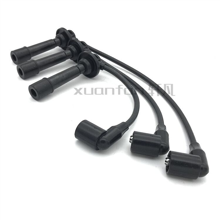 3pcs/kit) Ignition Wire Set High Tension Lead lines For Chinese CHERY QQ / QQ3 0.8L engine Auto car motor part S11-3707020-40 3PCS