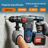 Rechargeable Brushless Lithium Impact Drill with Dual Mode for Concrete