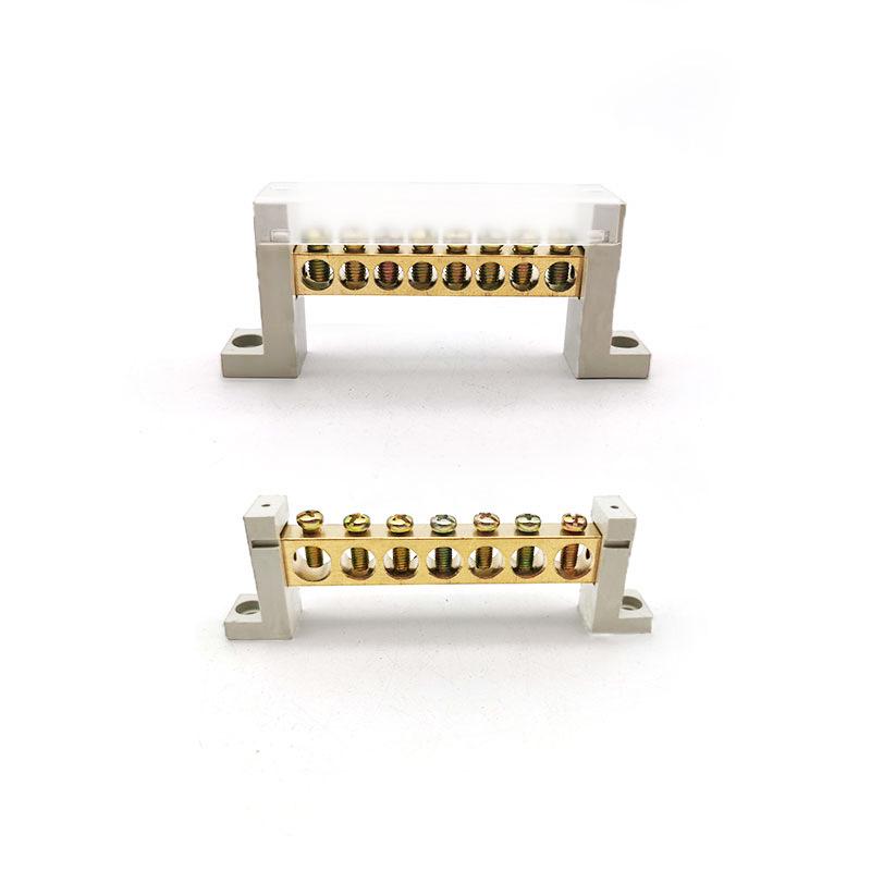 XP0812F Copper Terminal Block, Zero-Ground, Strong Light, Xinjiang Seven-Character Type