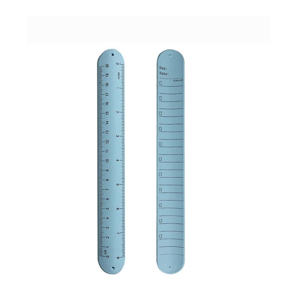 

Silicone Memo Pad Reusable Wrist Band Stationary Erasable Slap Bracelets Daily Planner синий