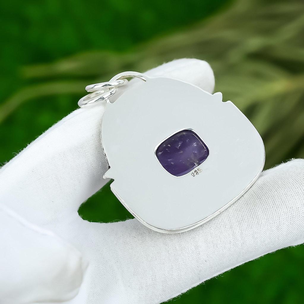 Friendship Day Sale Star Amethyst Gemstone Daughter Pendant Jewelry 925 Silver