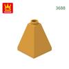 Ungiftig 74 Stück/Los 3688 Schräge 75° 2 X 2 X 2 Vierfach Konvexer Stein Moc Farbe Zubehör Kompatibel Mit Stein Diy Kinderspielzeug
