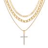 Accessories Fashion Light Luxury Pendant Necklace Niche Personality Stacked Multi-layer Chain Women