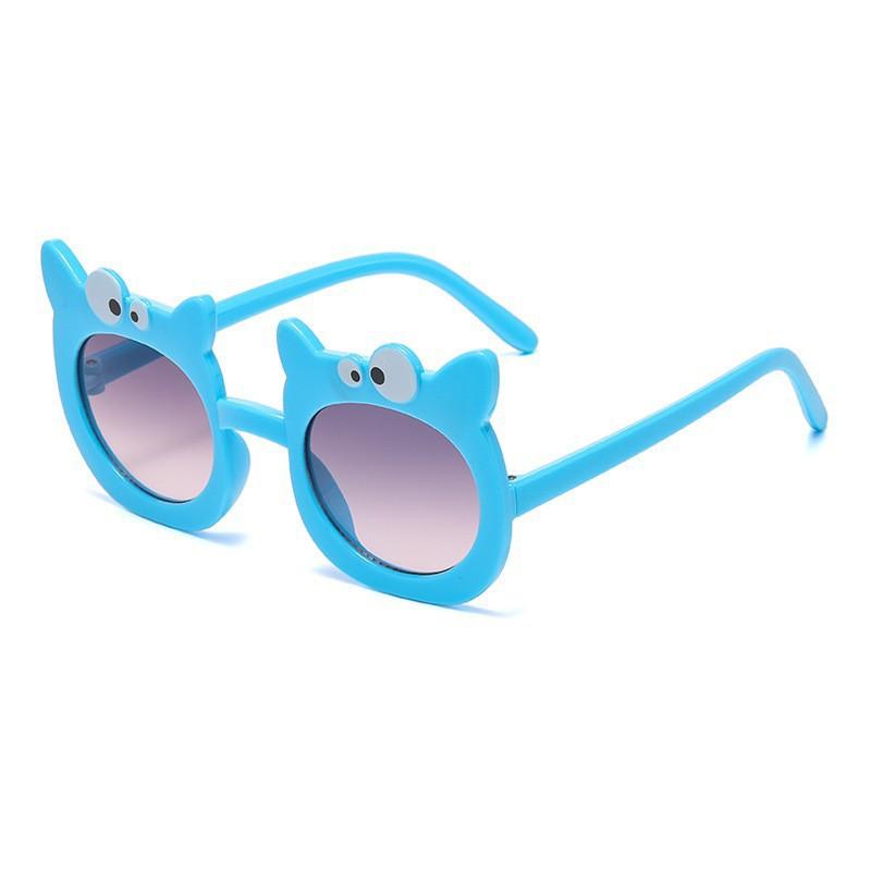

Children S Fashion Styling Cartoon Sunglasses Cute Baby Boys And Girls Uv Protection Funny Sunglasses синій