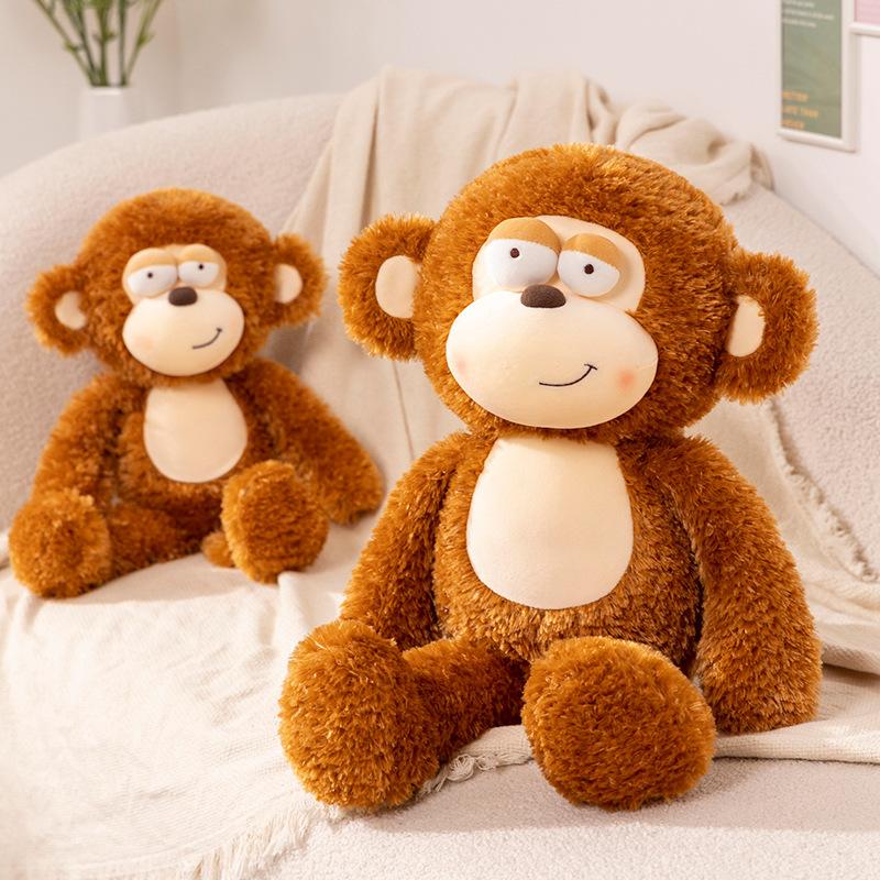 Soft Little Monkey Doll Plush Toy Monkey Gorilla Doll Children's Doll Birthday Gift