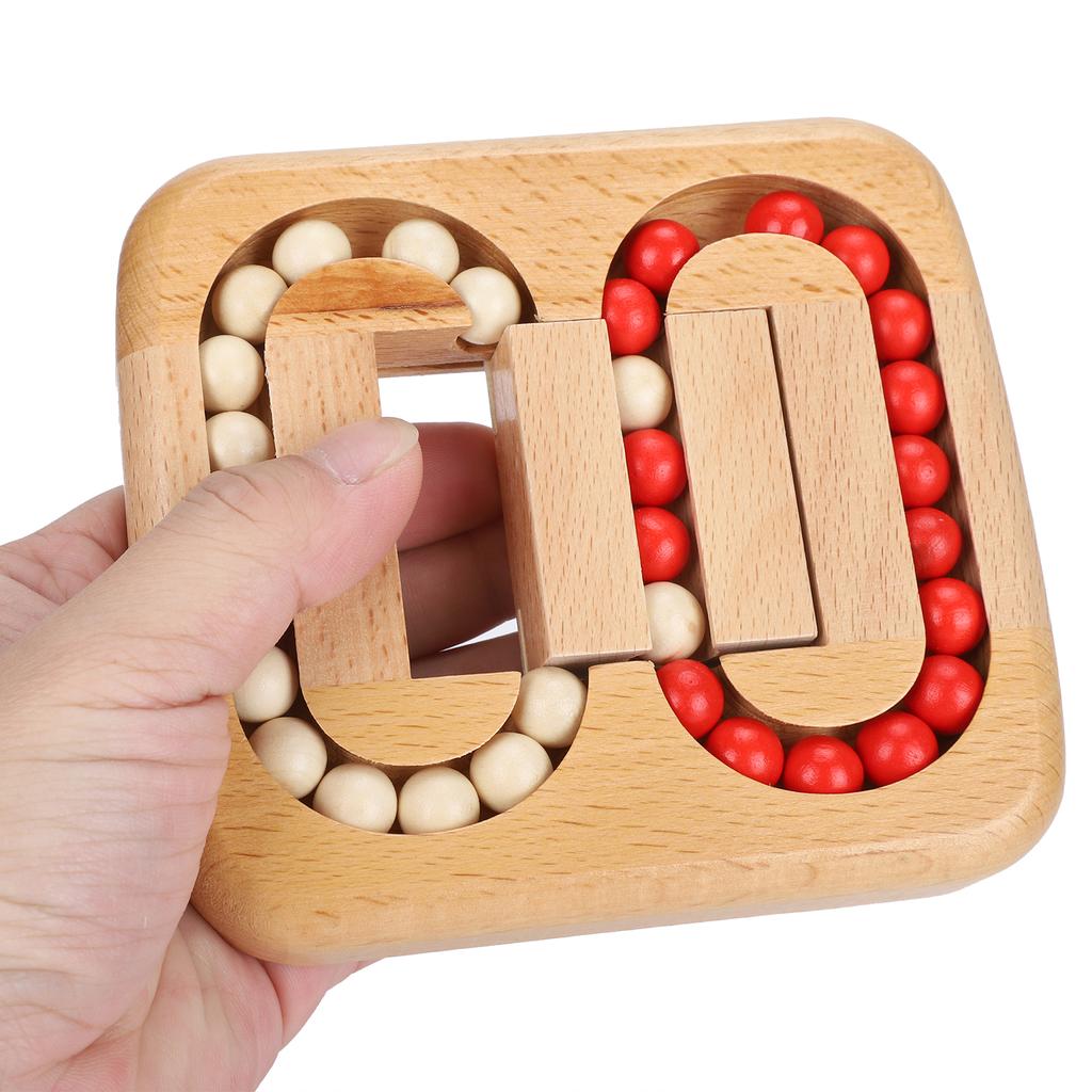  Ball Wooden Toy Luban Lock Unlock Adult Kids Science Education Maze Game Puzzle