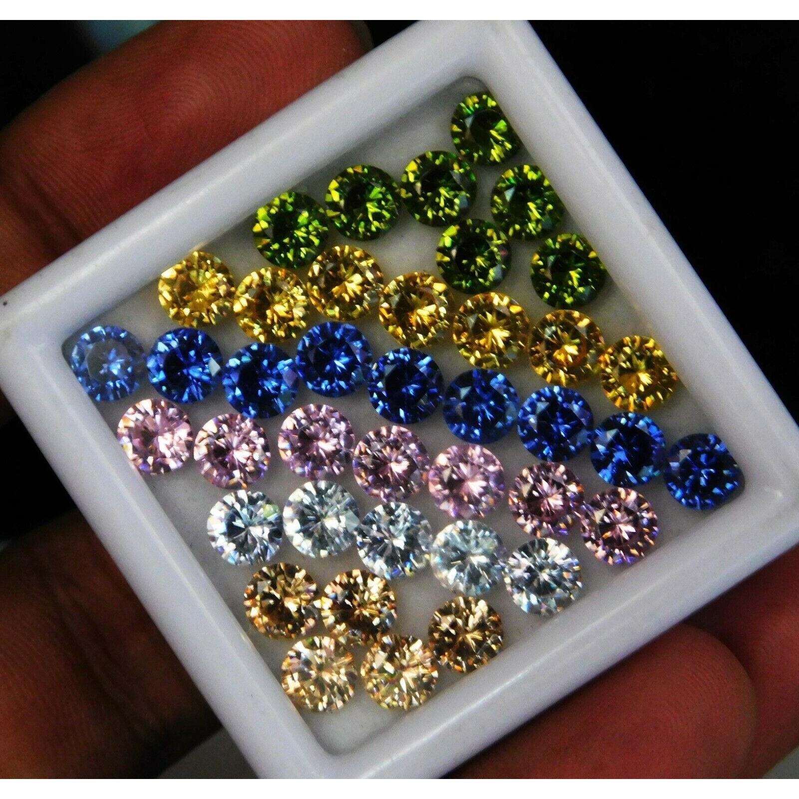 

16 PCS Natural Sapphire Certified Gemstone Lot Round 5 MM Ring Size R-08