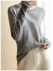 Korean Style Tassel Fine Wool Knit Sweater - Lightly Sheer, Loose Fit, Round Neck, Versatile Base Layer for Spring & Autumn.