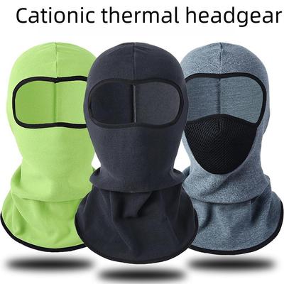 Maschera invernale antifreddo in velluto tedesco per pedalate transfrontaliere, spessa e calda.