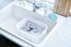 ISETO Kitchen Soft W X D X Made In with Drain Tub, White, 6.6L, 37.8cm 24.0cm 5.2-14.7cm H, Japan, Heat-Resistant (100°C), Foldable, Plug, Hangable,