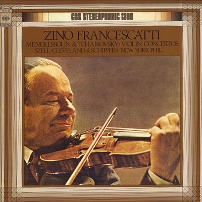 LP Record ZINO FRANCESCATTI, NEW YORK RHILHAR - Francescatti 2 Violin Concertos 13AC28 CBS SONY Japan Obi Classical Used