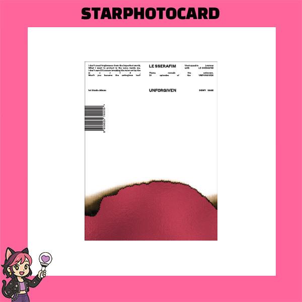 [READY STOCK] LE SSERAFIM - 1st STUDIO ALBUM UNFORGIVEN