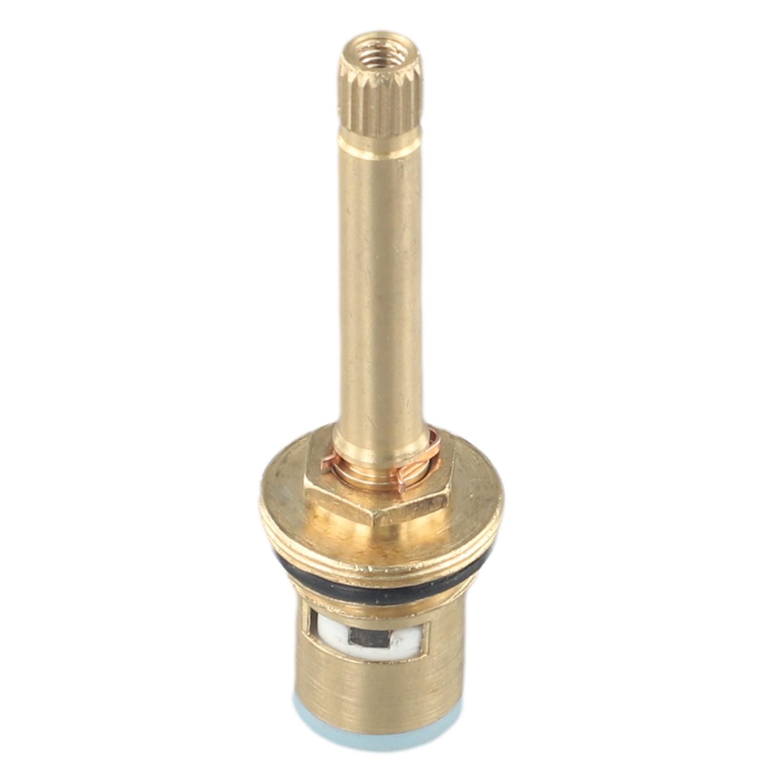 1/2 Inches Copper Valve Core 76/82mm Bathroom Shower Long Handle Brass Tap Valve Core Replacement Valves With Rubber O-rings