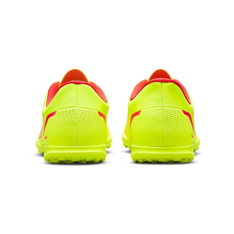 Nike Mercurial Vapor 14 AG Round Toe Lace-Up Durable Low-Top Soccer Shoes Kids Soccer Shoes Fluorescent-Yellow CV0945-760