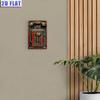 Vintage Metal Wall Sign Retro Telephone Poster for Bar Cafe 20x30 Cm Rusty Look