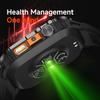 New Outdoor Sports SmartWatch Compass Sleep Monitoring LED Flashlight Heart Rate Blood Oxygen Bluetooth Call Smart Watch Men