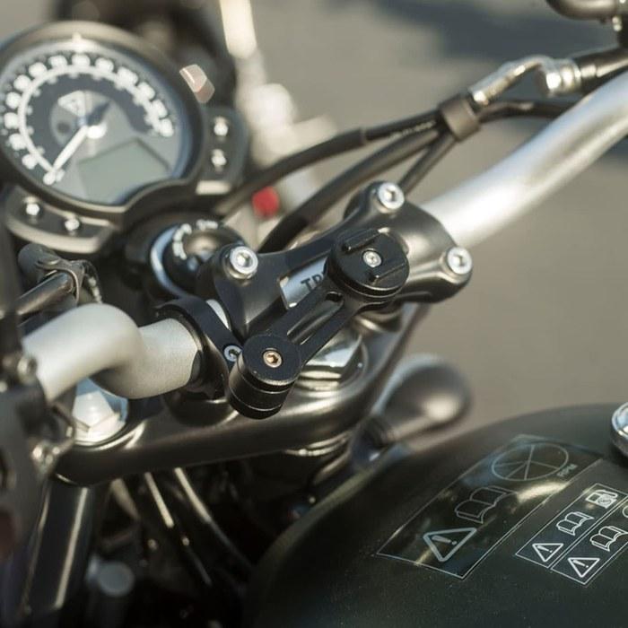 SP Connect Daytona Motorcycle Phone Holder 53906 Moto Bundle Universal 99576 Black
