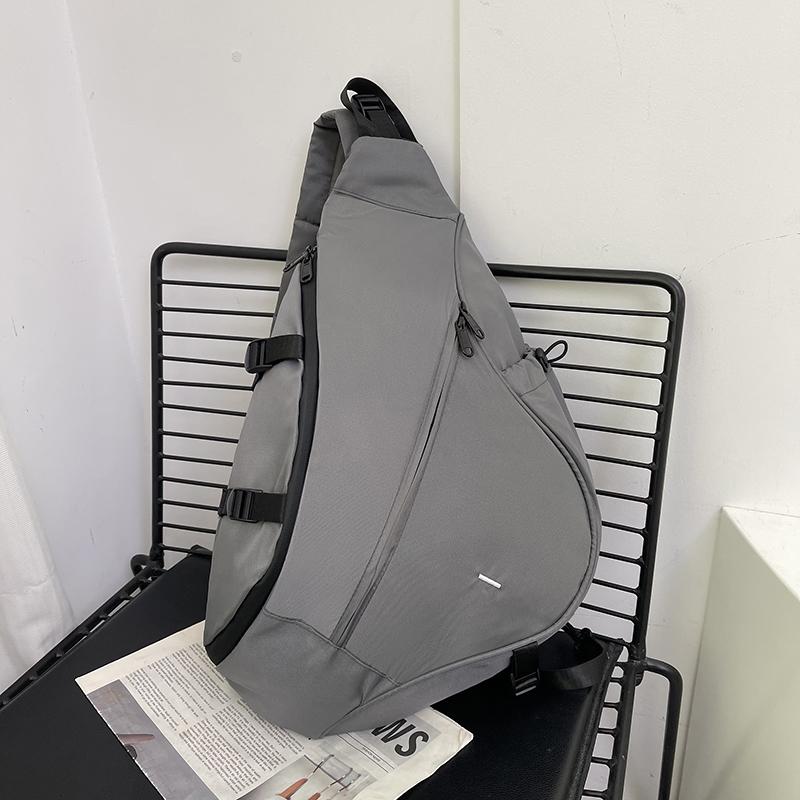 Sling Bags For Men Large Capacity Man Chest Bag Casual Travel Unisex Crossbody Bag Nylon Storage Shoulder Bag Student Backpacks