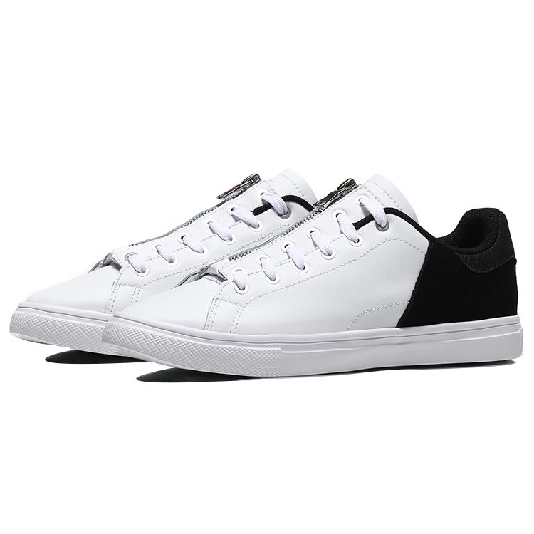 Li Ning Lightweight Casual Skate Shoes Unisex Sneakers White Black AGCN386-1
