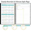 2026 Planner - Weekly & Monthly Planner from January 2026 - December 2026, Planner 2026 with Flexible Cover, Tabs, Inner Pocket, 6.4" x 8.5", Black