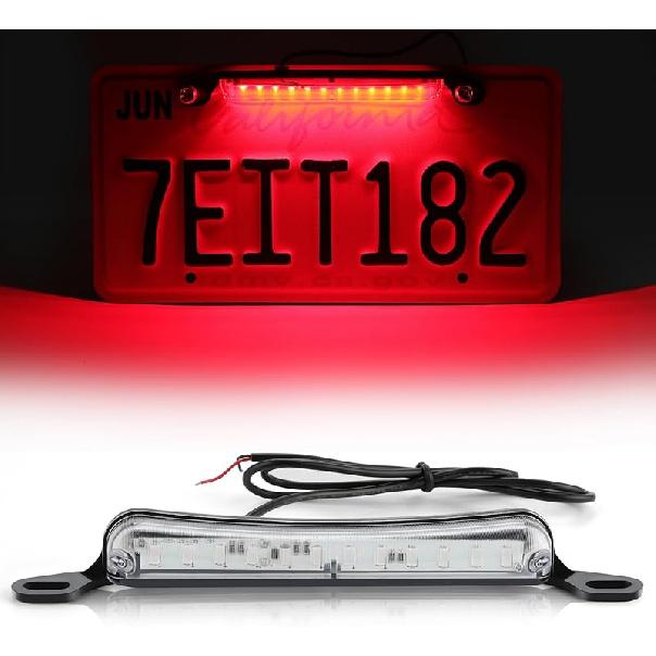 LivTee License Plate LED Light, Extremely Bright Assembly For Trailer UTV ATV Truck RV Boat, Xenon White(6000K)