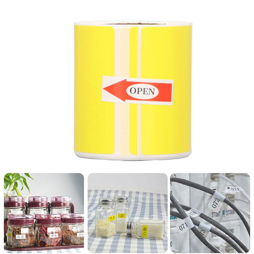 50 X 30mm Thermal Printer Paper Waterproof Oil Resistant Ink Printing Plain Thermal Labels Supplies