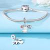 copper Cute Dog Pet Animal Pendants Bracelets Charm Bead Charms Compatible With Women Jewellery Party Decorate Bead Charms Do It Yourself Fine Gifts A
