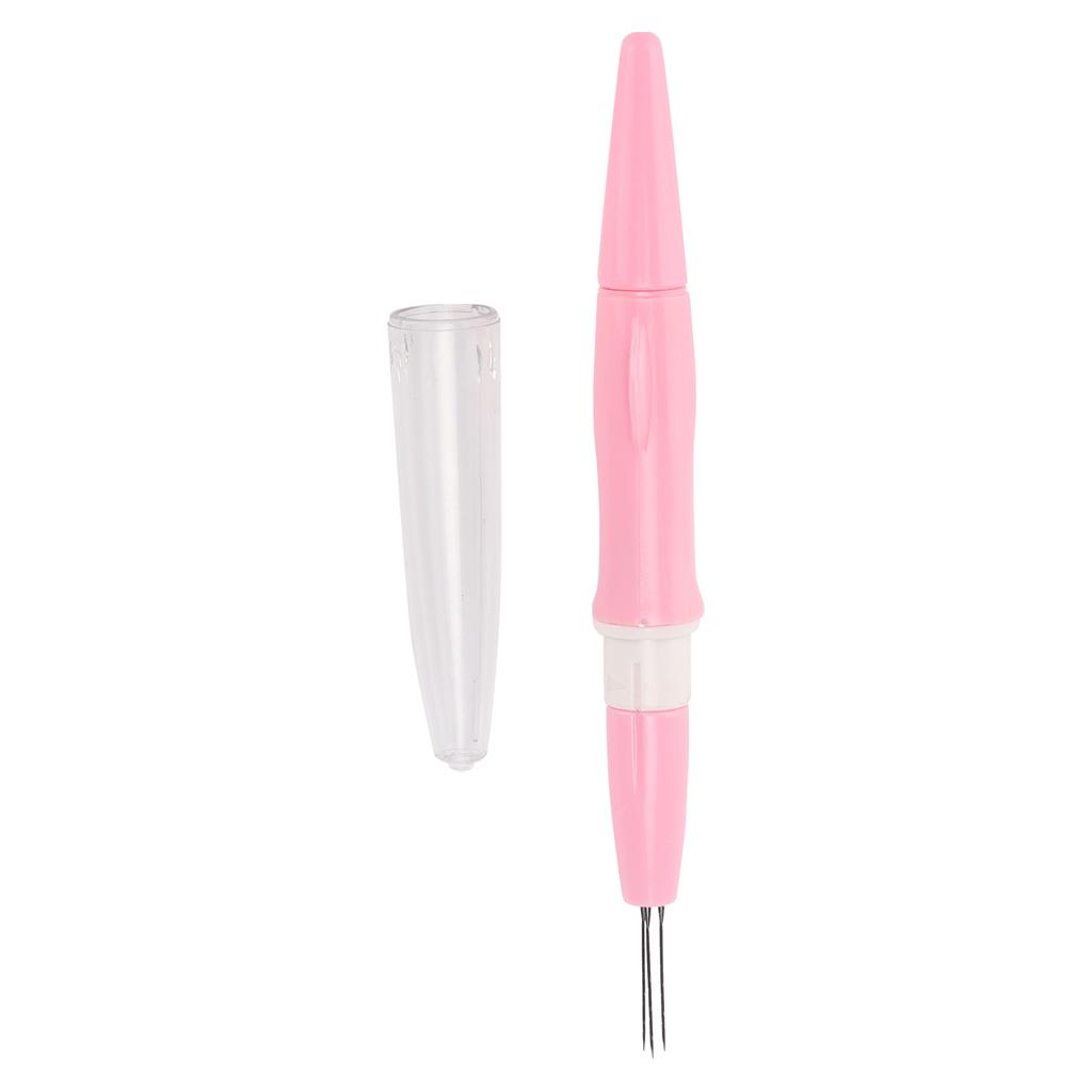 3?Needle Felting Pen Comfortable Feel Felt Poke Needle for Household Use DIY StuffPink
