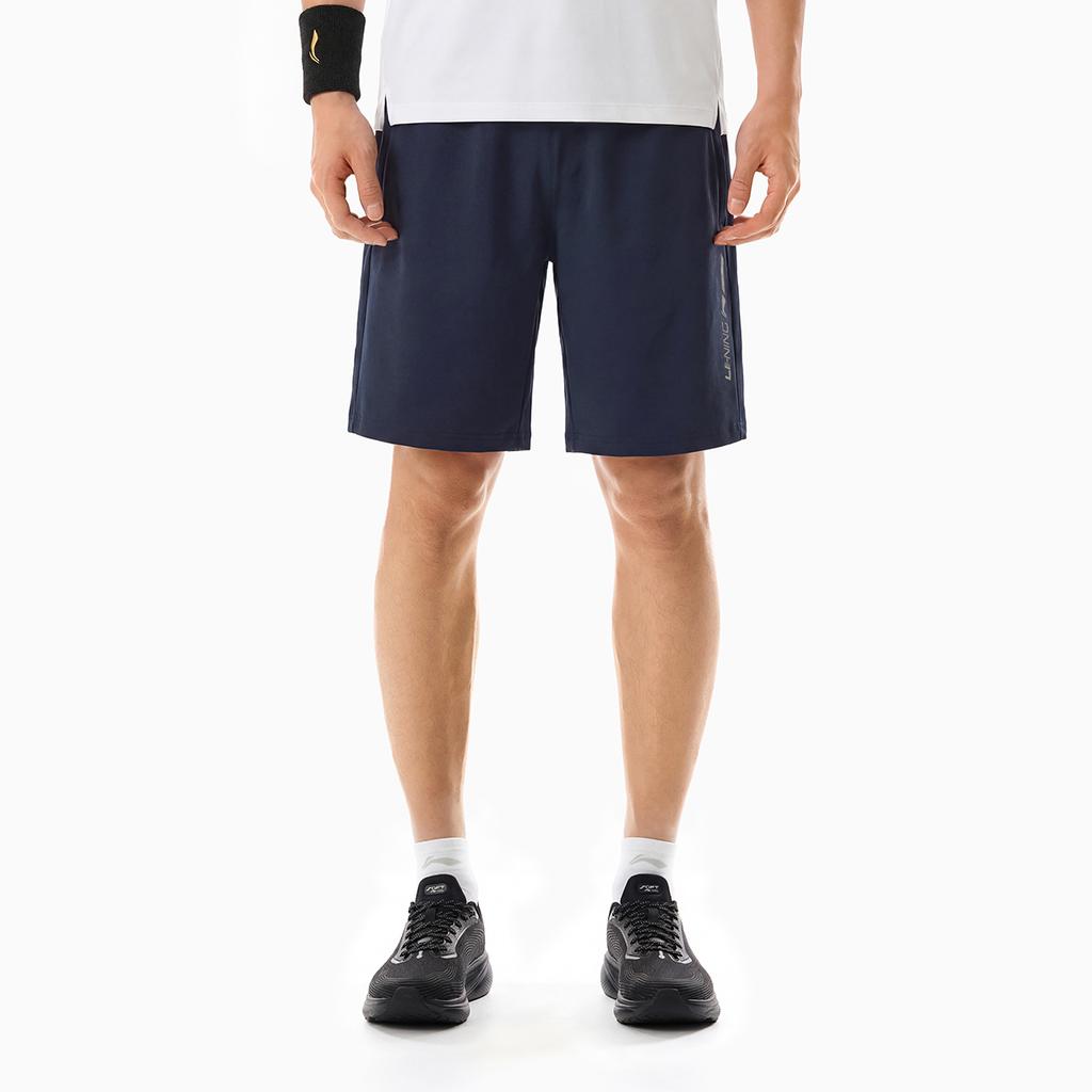 Li Ning Outdoor Fitness Running Marathon Athletics Versatile Quick-Dry Cool Breathable Logo Casual Sports Shorts Men Shorts AKYW323-4