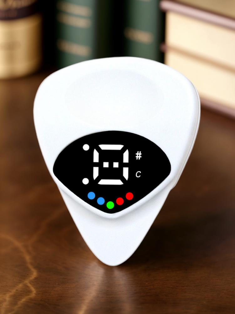 2-in-1 Guitar Picks Tuner Digital Electronic Tuner Acoustic Guitar Tuner for Acoustic Guitars & Electric Guitars
