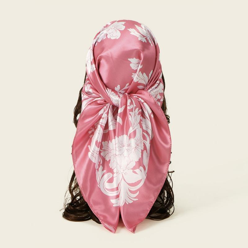 

Hot-selling new chain rope printed bag head square towel commuting versatile elegant temperament ethnic headscarf women