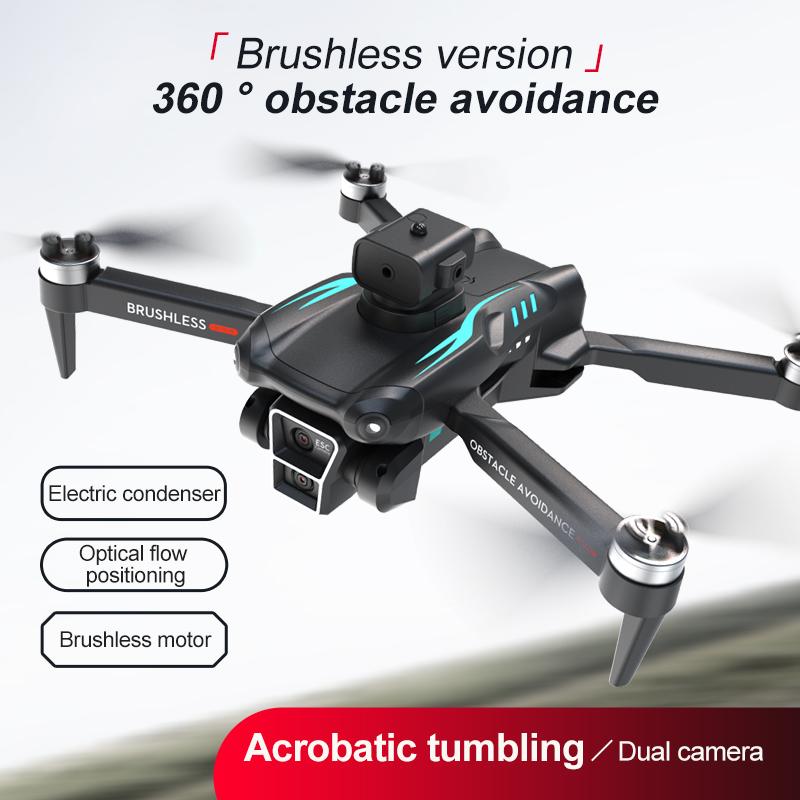 T2 drone aerial photography HD dual lens brushless motor optical flow hovering obstacle avoidance remote control aircraft