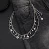 Metal Geometric Bag Chain Versatile Hip Hop Chain  Men Women Jeans Accessory