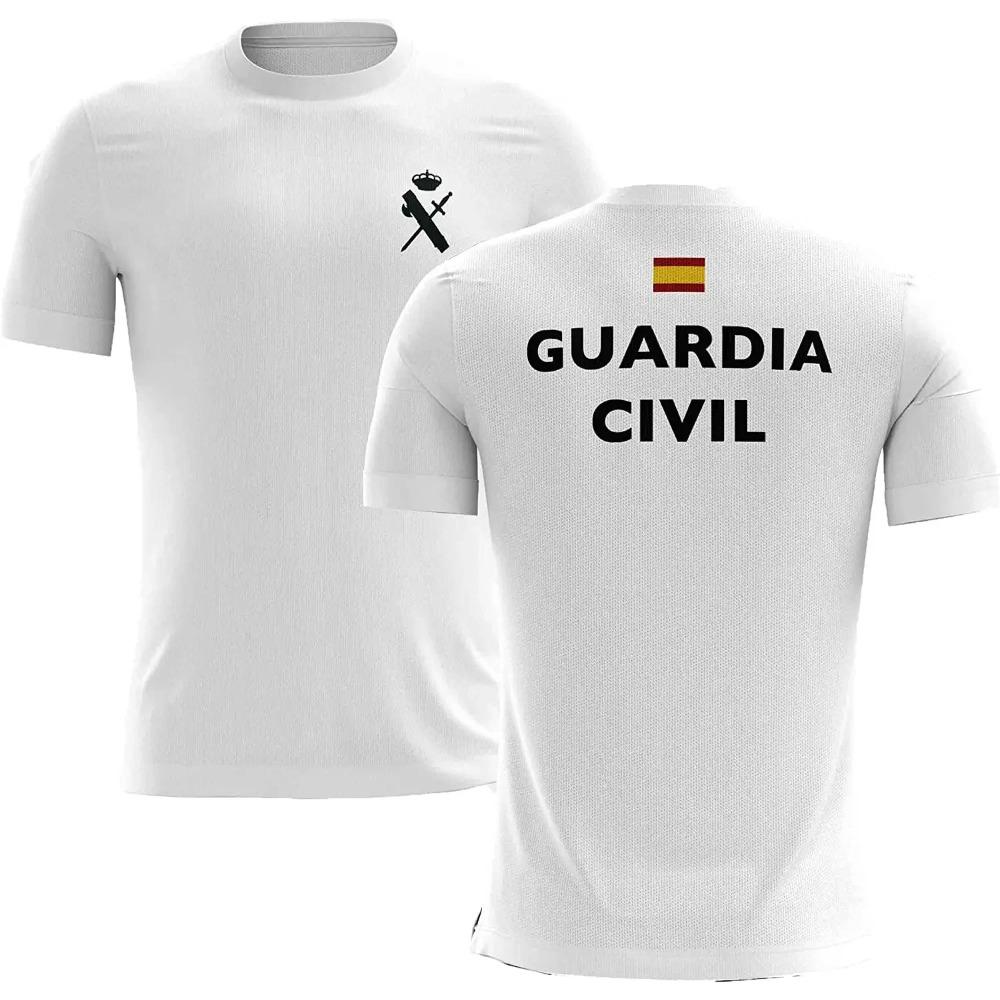 

Spain Guardia Civil Espanola TShirt Cotton ONeck Summer Short Sleeve Casual Mens Tshirt Size Tops Tee 2026 New 4XL
